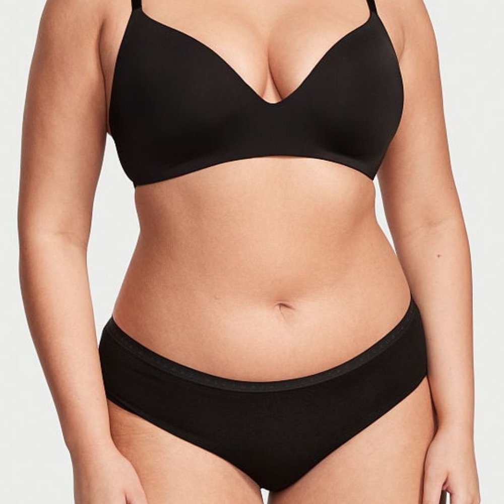 On the Nice List VS Stretch Cotton Hiphugger Holiday Panty Christmas - Picture 7 of 12